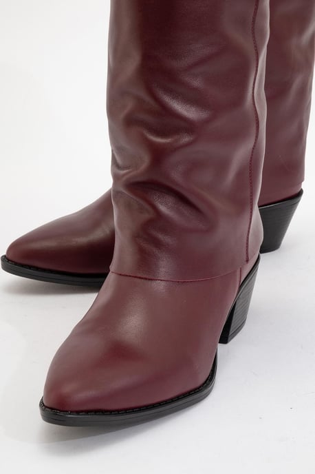 Teodora Leder Blockabsatz Stiefel (Damen) - Image 3