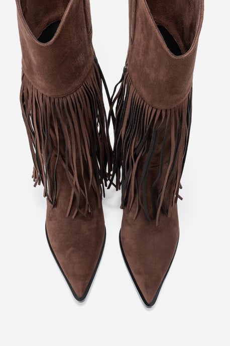 Gueras Fransen Spitzer Zeh Stiefel (Damen) - Image 2