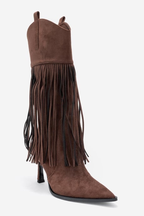 Gueras Fransen Spitzer Zeh Stiefel (Damen) - Image 3