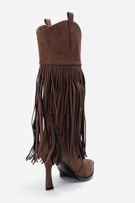 Gueras Fransen Spitzer Zeh Stiefel (Damen) - Image 5
