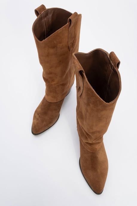Teodora Leder Blockabsatz Stiefel (Damen) - Image 2
