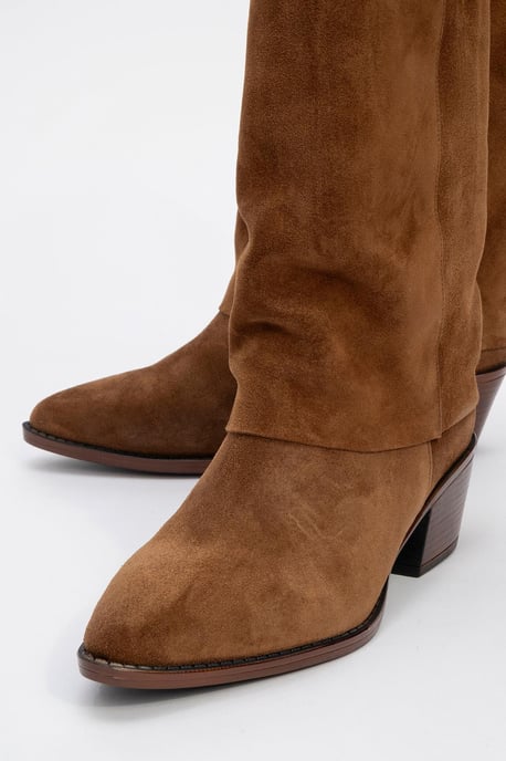 Teodora Leder Blockabsatz Stiefel (Damen) - Image 3