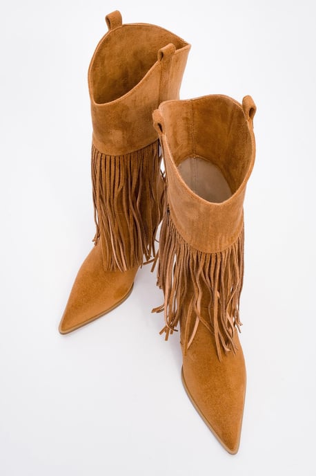 Gueras Fransen Spitzer Zeh Stiefel (Damen) - Image 2