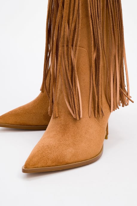 Gueras Fransen Spitzer Zeh Stiefel (Damen) - Image 3