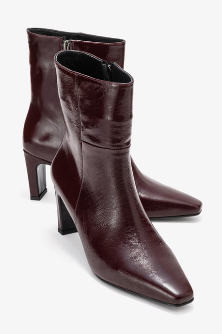 Kyoto Leder Blockabsatz Stiefel - Image 2