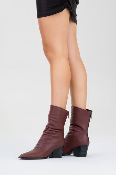 Laval Reißverschluss hinten Blockabsatz Stiefel (Damen) - Image 3