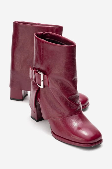 Lore Leder Blockabsatz Stiefel (Damen) - Image 2