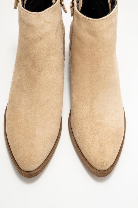 Jayer Leder Doppelreißverschluss Blockabsatz Stiefel (Damen) - Image 2