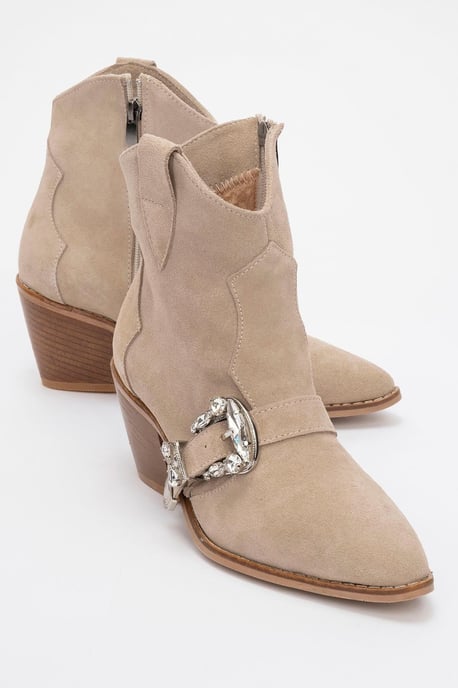 Any Leder Schnallen Stiefel - Image 1