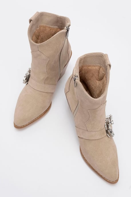 Any Leder Schnallen Stiefel - Image 2