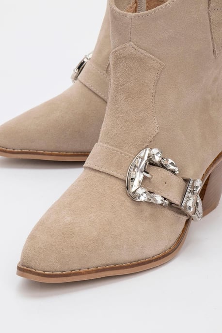Any Leder Schnallen Stiefel - Image 3
