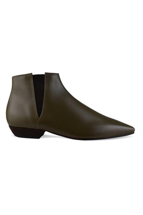 Loro Piana Sumire Ankle Boots Kaki - Image 1