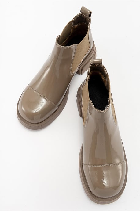 Cafune Lackleder Plateaustiefel - Image 4