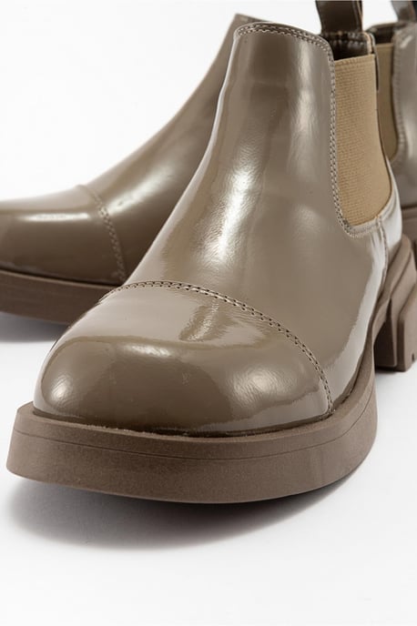 Cafune Lackleder Plateaustiefel - Image 5
