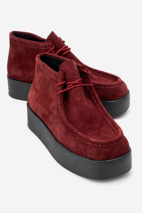 Melia Leder-Plateaustiefel (Damen) - Image 2