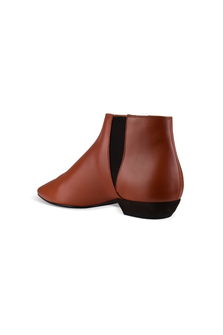 Loro Piana Sumire Ankle Boots Rot - Image 3