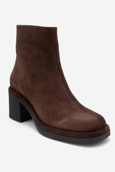 Junae Leder Blockabsatz Stiefel (Damen) - Image 1