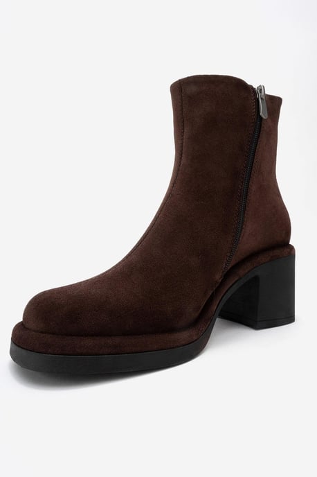 Junae Leder Blockabsatz Stiefel (Damen) - Image 4