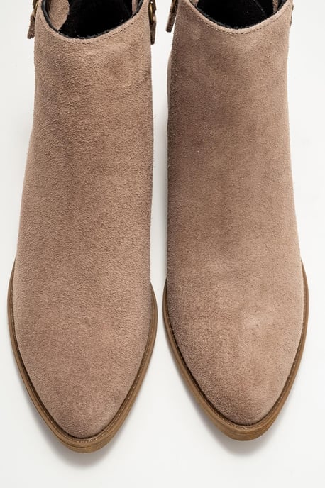 Jayer Leder Doppelreißverschluss Blockabsatz Stiefel (Damen) - Image 2