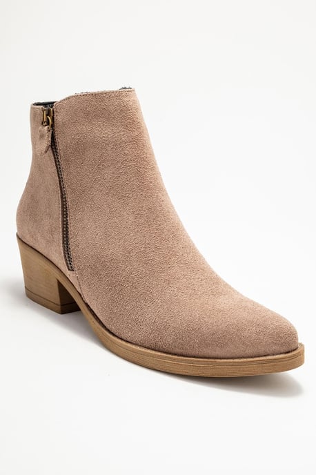 Jayer Leder Doppelreißverschluss Blockabsatz Stiefel (Damen) - Image 3