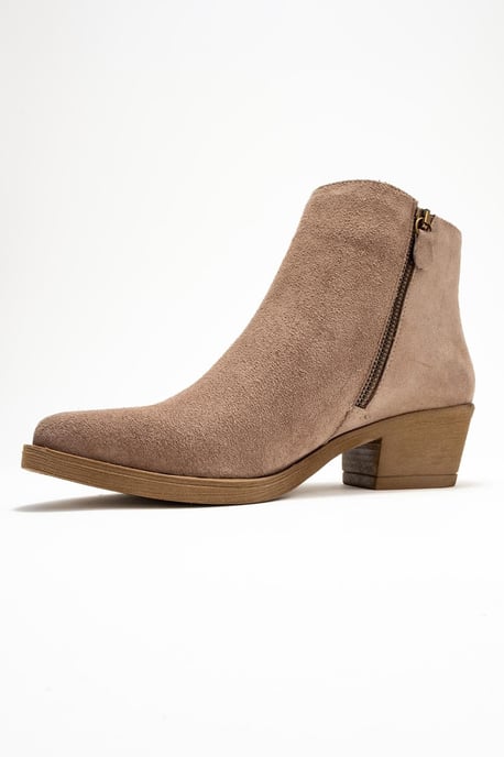 Jayer Leder Doppelreißverschluss Blockabsatz Stiefel (Damen) - Image 4