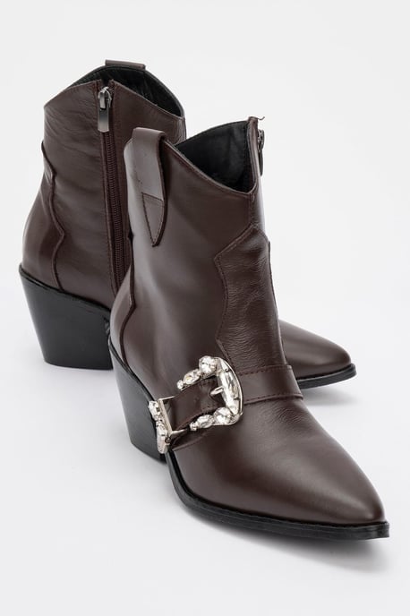 Any Leder Schnallen Stiefel - Image 1