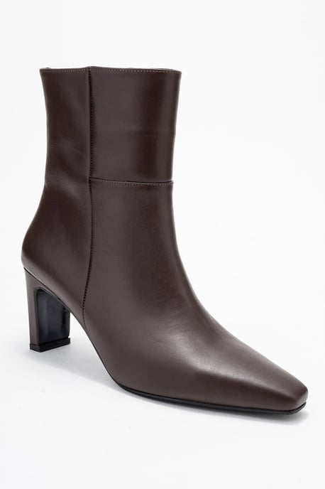 Kyoto Leder Blockabsatz Stiefel - Image 1