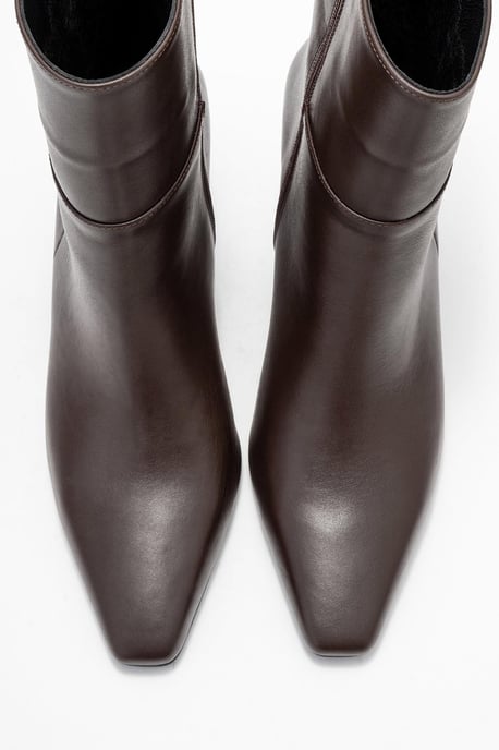 Kyoto Leder Blockabsatz Stiefel - Image 3