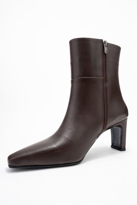 Kyoto Leder Blockabsatz Stiefel - Image 4