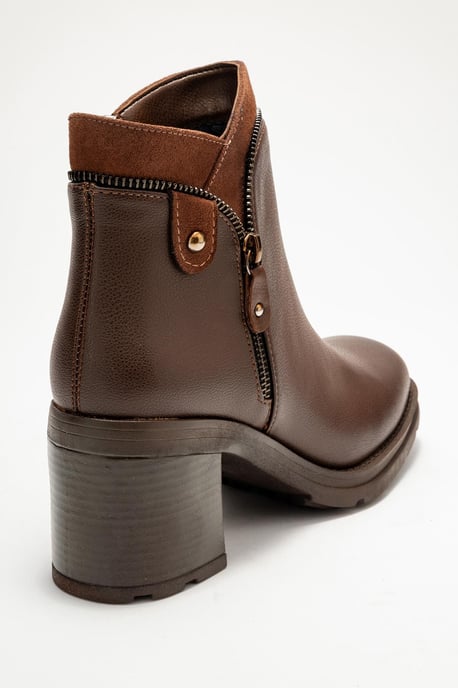 Parly Zip-Blockabsatz Stiefel - Image 5