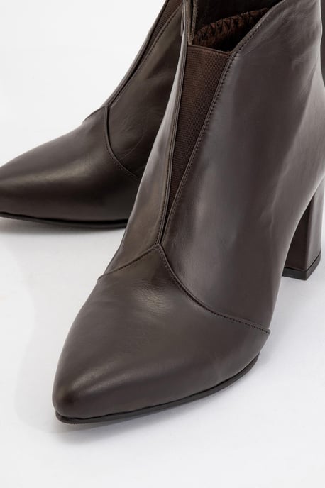Finda Leder Blockabsatz Stiefel - Image 3