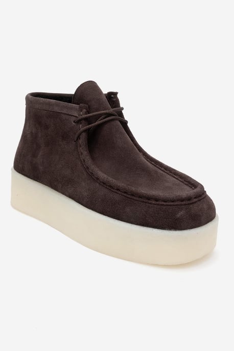 Melia Leder-Plateaustiefel (Damen) - Image 1