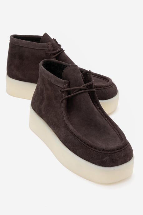 Melia Leder-Plateaustiefel (Damen) - Image 2