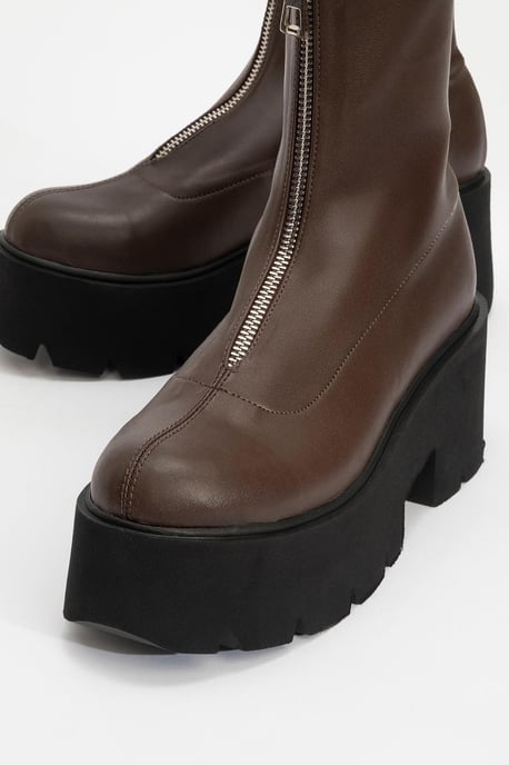 Ovil Plateau-Reißverschlussstiefel (Damen) - Image 3