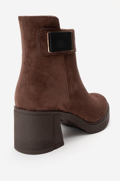Rashe Blockabsatz Reißverschluss Stiefel (Damen) - Image 3