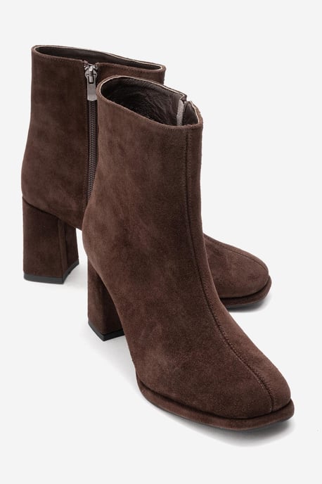 Napoli Leder Blockabsatz Stiefel (Damen) - Image 2