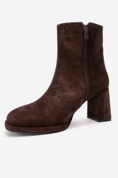 Napoli Leder Blockabsatz Stiefel (Damen) - Image 4