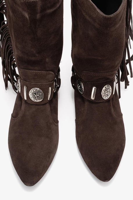 Selora Leder Schnalle Western Boot - Image 3