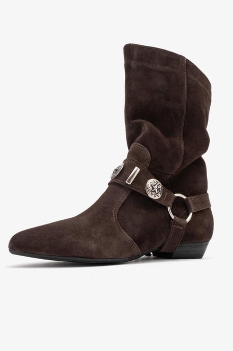 Selora Leder Schnalle Western Boot - Image 4