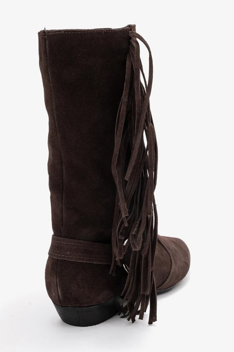 Selora Leder Schnalle Western Boot - Image 5