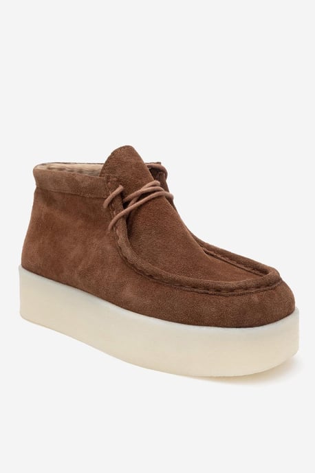 Melia Leder-Plateaustiefel (Damen) - Image 1