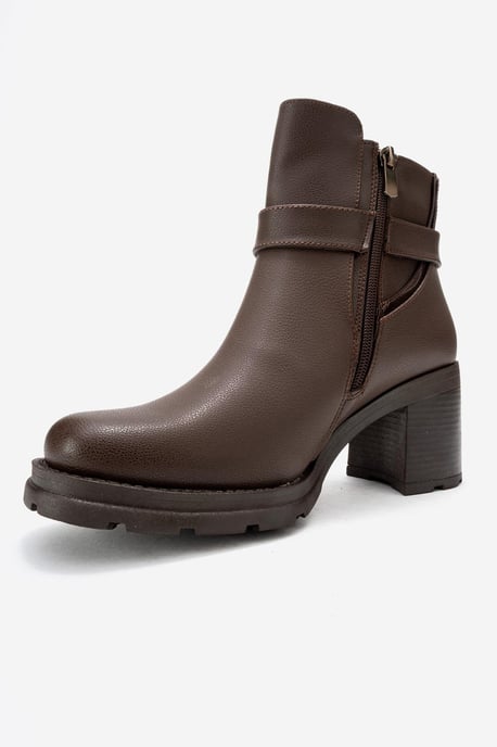 Heile Schnallen-Blockabsatz-Stiefel (Damen) - Image 4