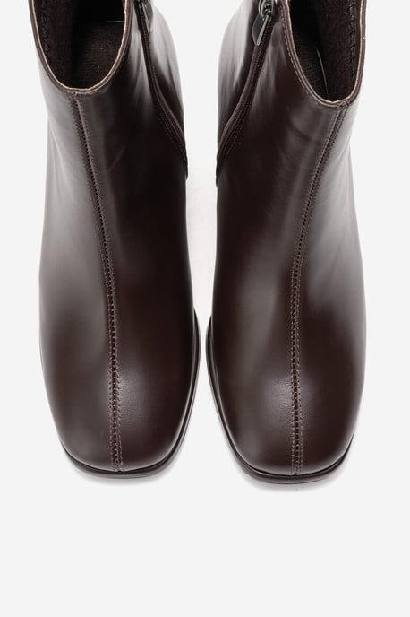 Napoli Leder Blockabsatz Stiefel (Damen) - Image 3