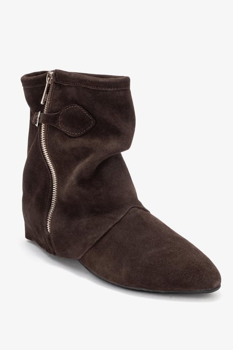 Noar Leder Reißverschluss Stiefel - Image 1