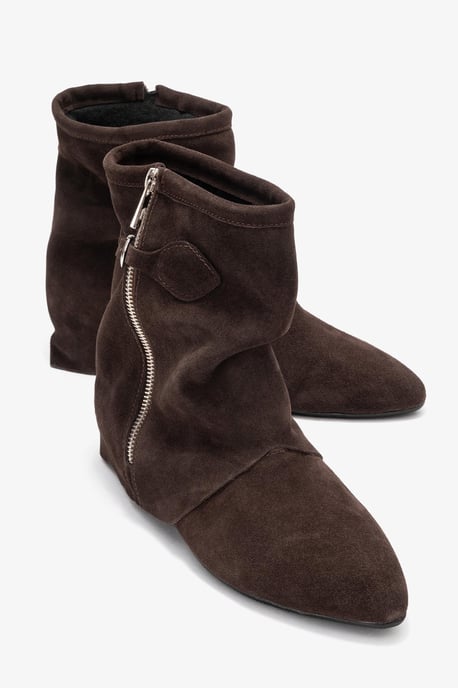 Noar Leder Reißverschluss Stiefel - Image 2
