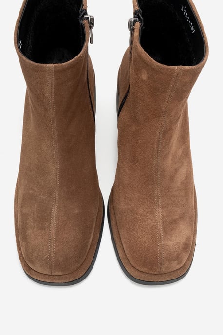 Junae Leder Blockabsatz Stiefel (Damen) - Image 3