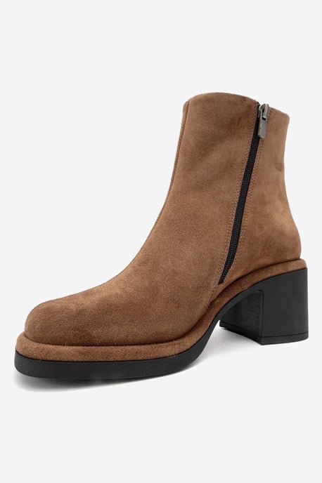 Junae Leder Blockabsatz Stiefel (Damen) - Image 4