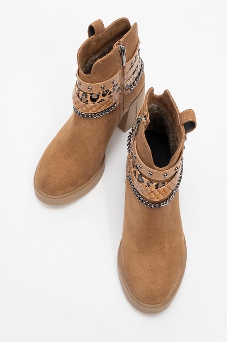 Boliva Schnalle Kette Blockabsatz Stiefel (Damen) - Image 2