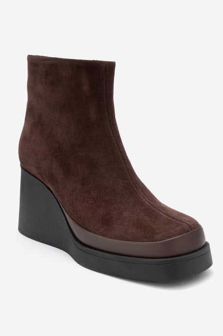 Livia Leder-Keilabsatz-Stiefel (Damen) - Image 1