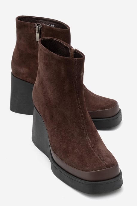Livia Leder-Keilabsatz-Stiefel (Damen) - Image 2